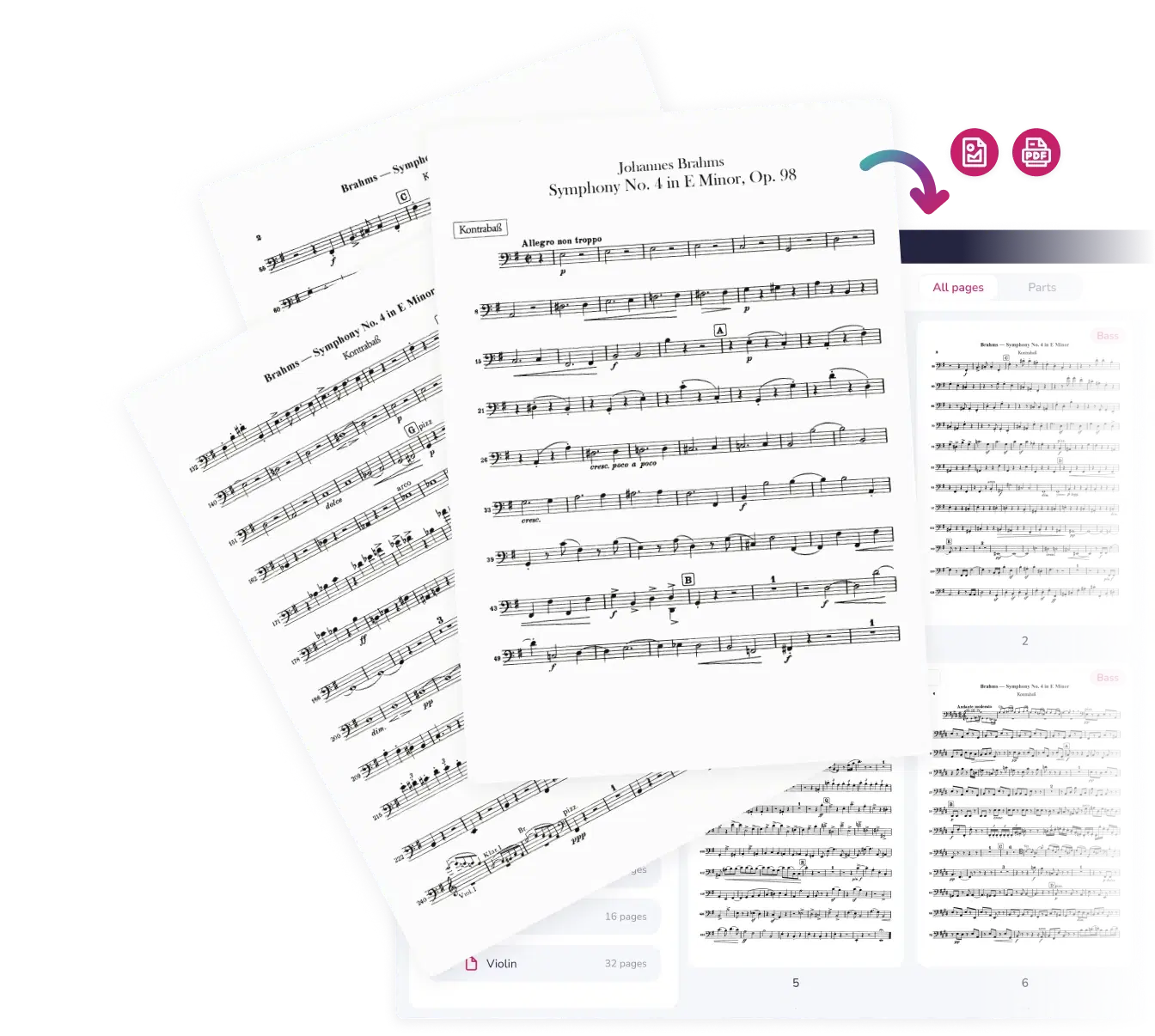Upload interface showing smart organization wizard